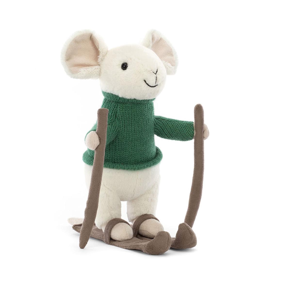 Woodland Animals | Merry Mouse Skiing Animals Woodland Animals